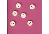 100 - 3/8"     Small Ivory  Buttons   1153